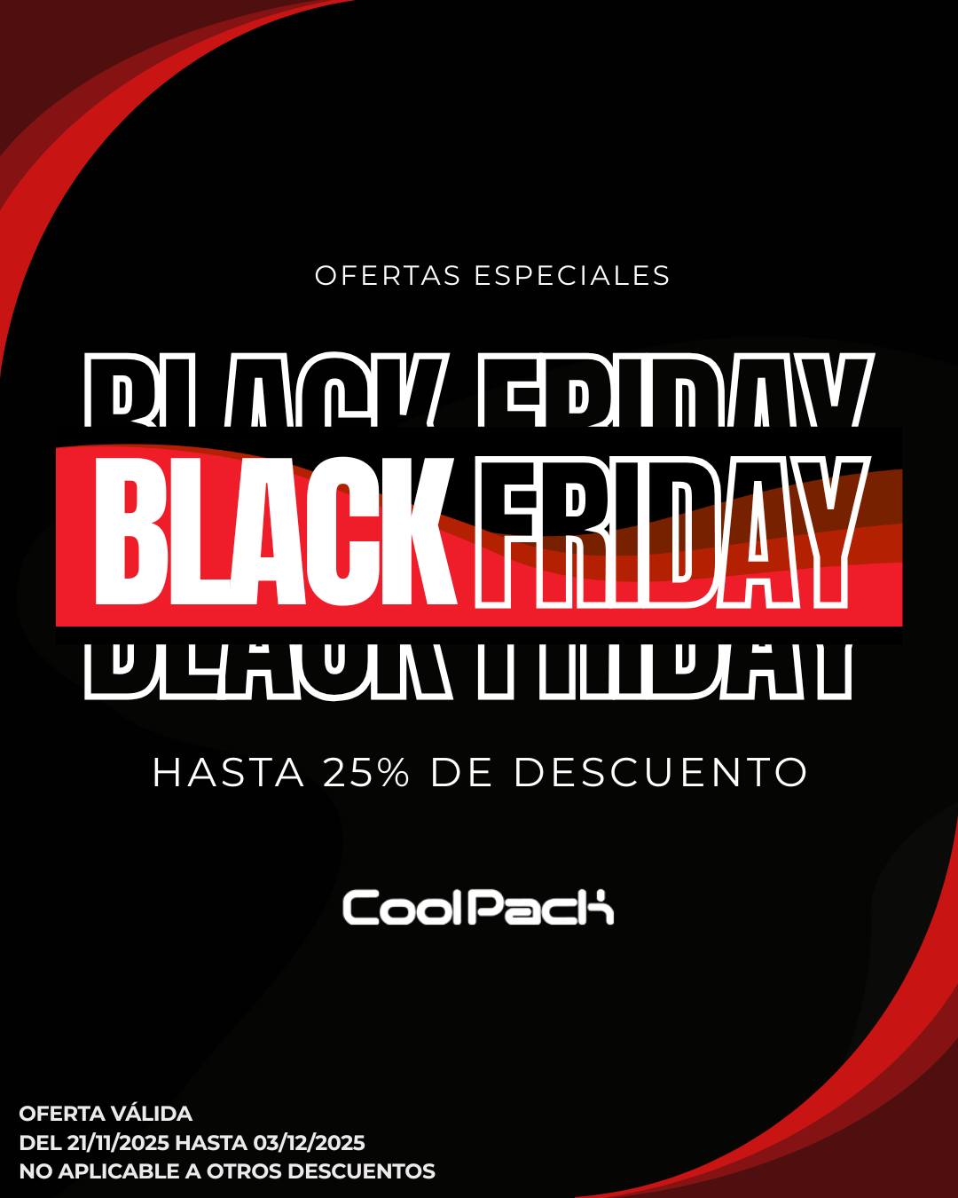 ¡Black Friday en CoolPack! 🔥

Descubre mochilas y accesorios a precios irresistibles en nuestra web. 🤩

No te quedes sin tus favoritos. 

#coolpack #blackfridaydeals #Descuentos #BlackWeek